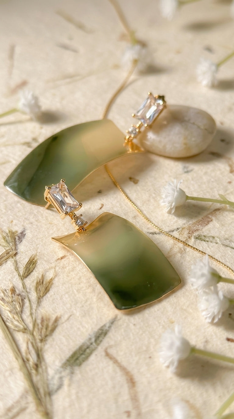 Aurora Statement Drop Earrings