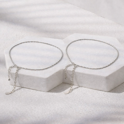 Minimalist Silver Anklet