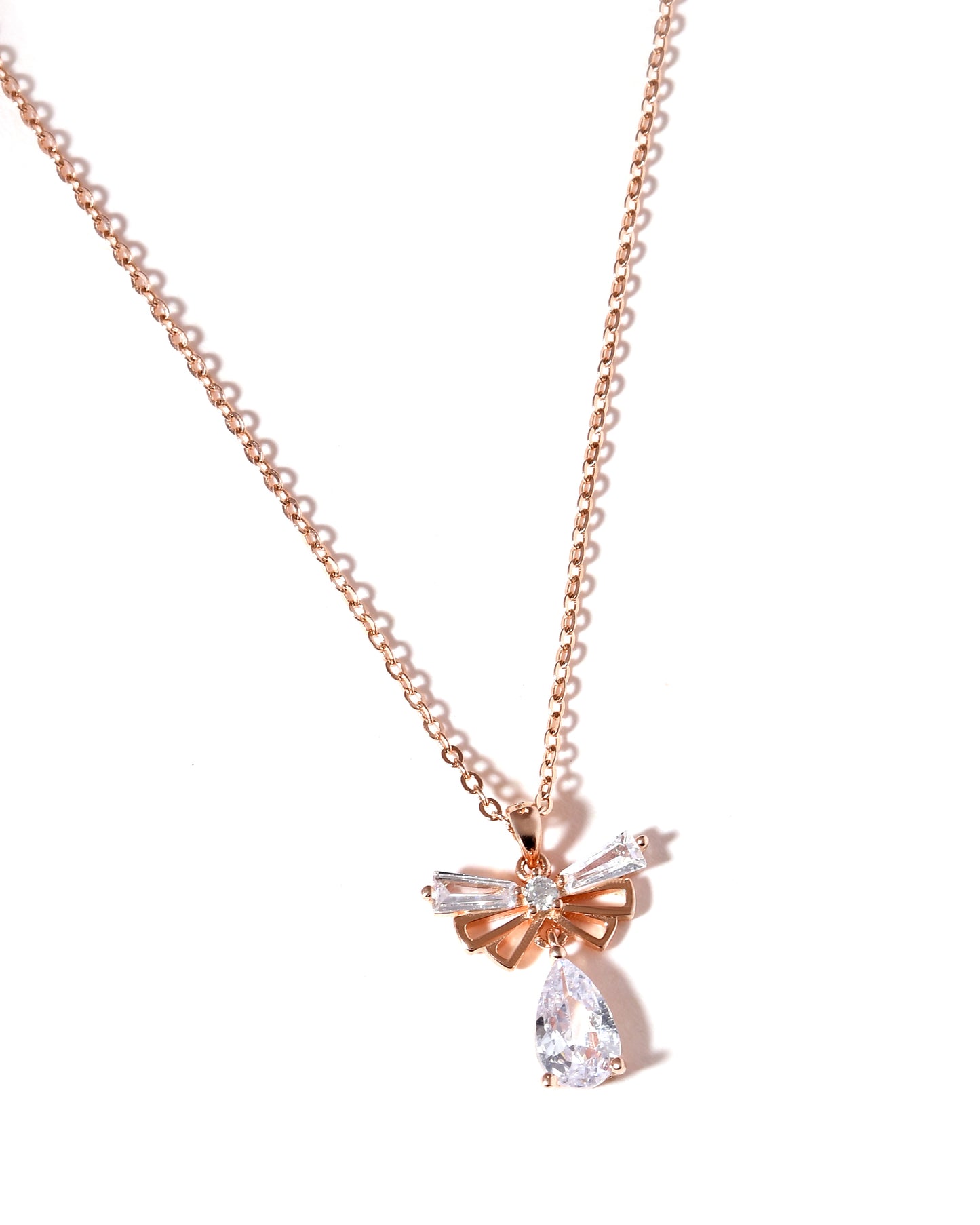 Celestial Bow Sterling Silver Pendant Necklace