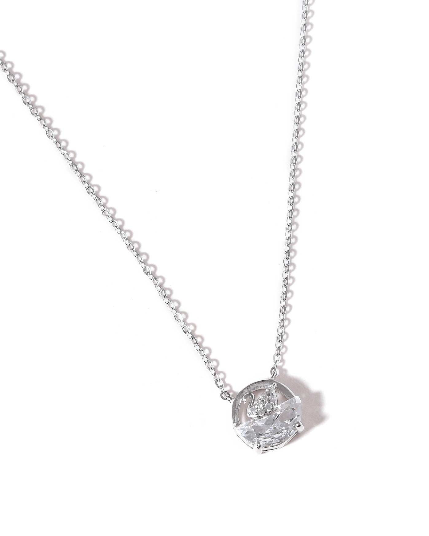 Swan Pendant Necklace