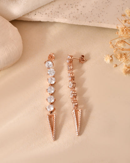 Celeste Drop Sterling Silver Earrings