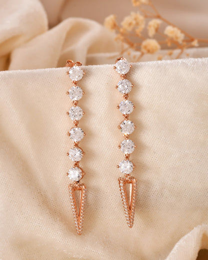 Celeste Drop Sterling Silver Earrings