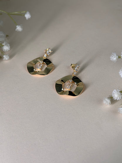 Contemporary Geometric Drop Earrings