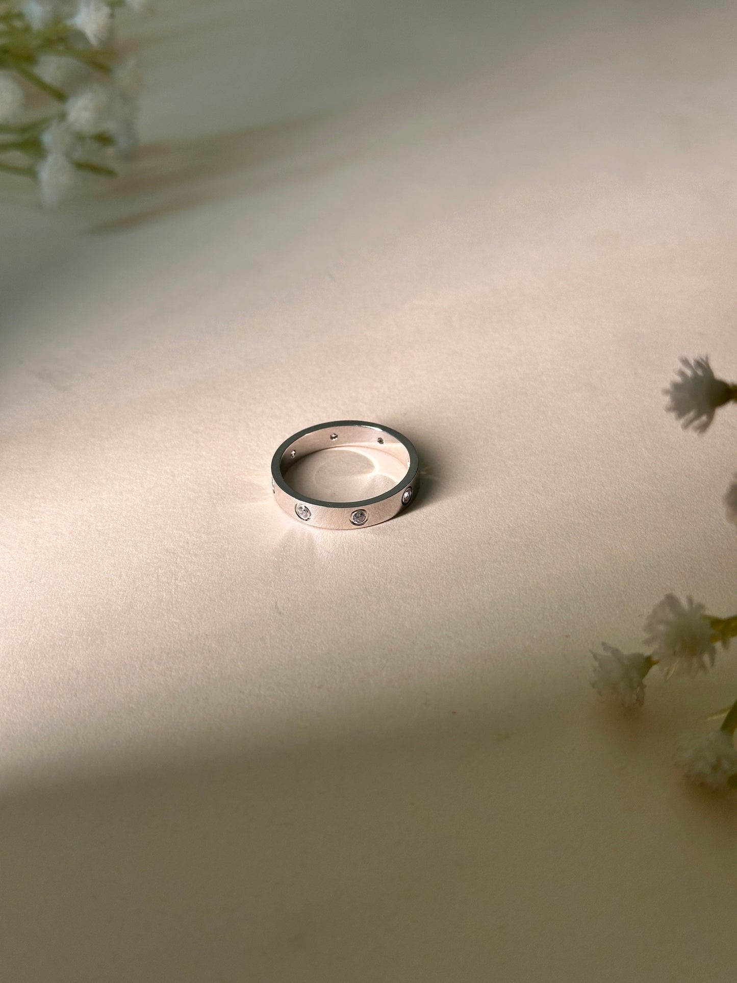 Cartier CZ Band Ring
