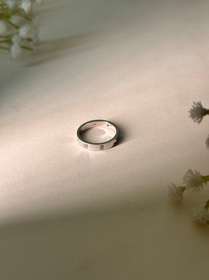 Cartier CZ Band Ring