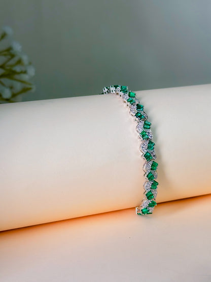 Emerald Grace Tennis Bracelet
