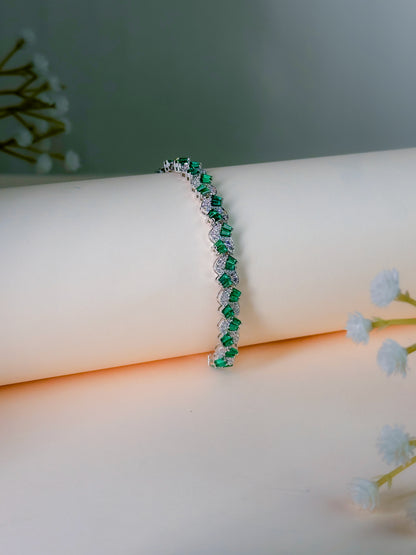 Emerald Grace Tennis Bracelet