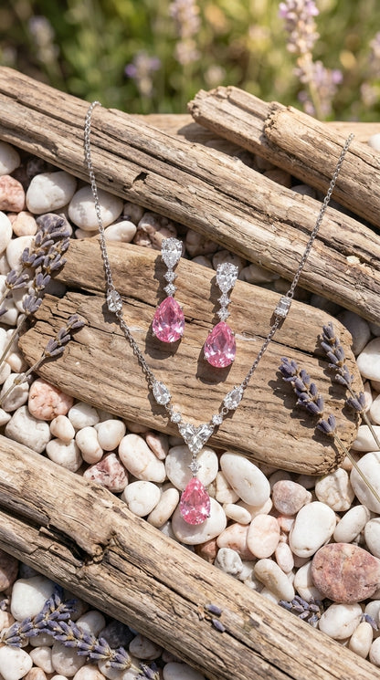Blush Heart Elegance Jewellery Set