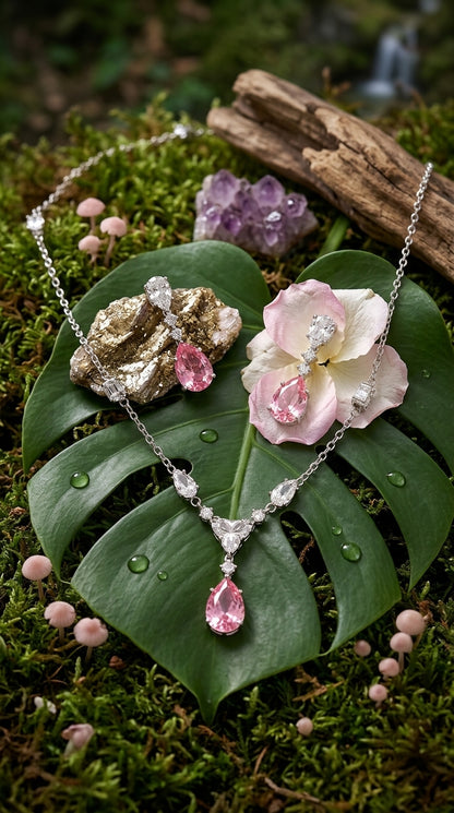 Blush Heart Elegance Jewellery Set