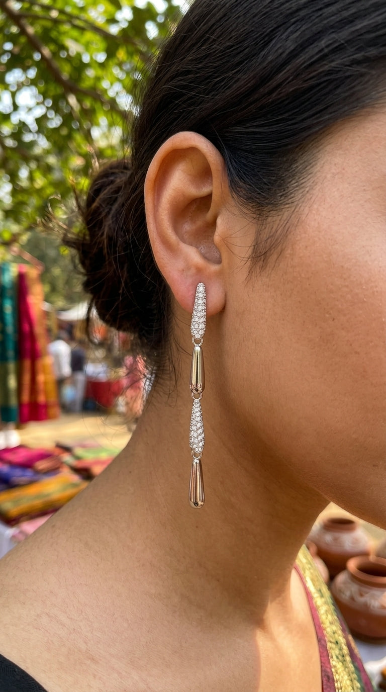 Celestial Cascade Drop Earrings