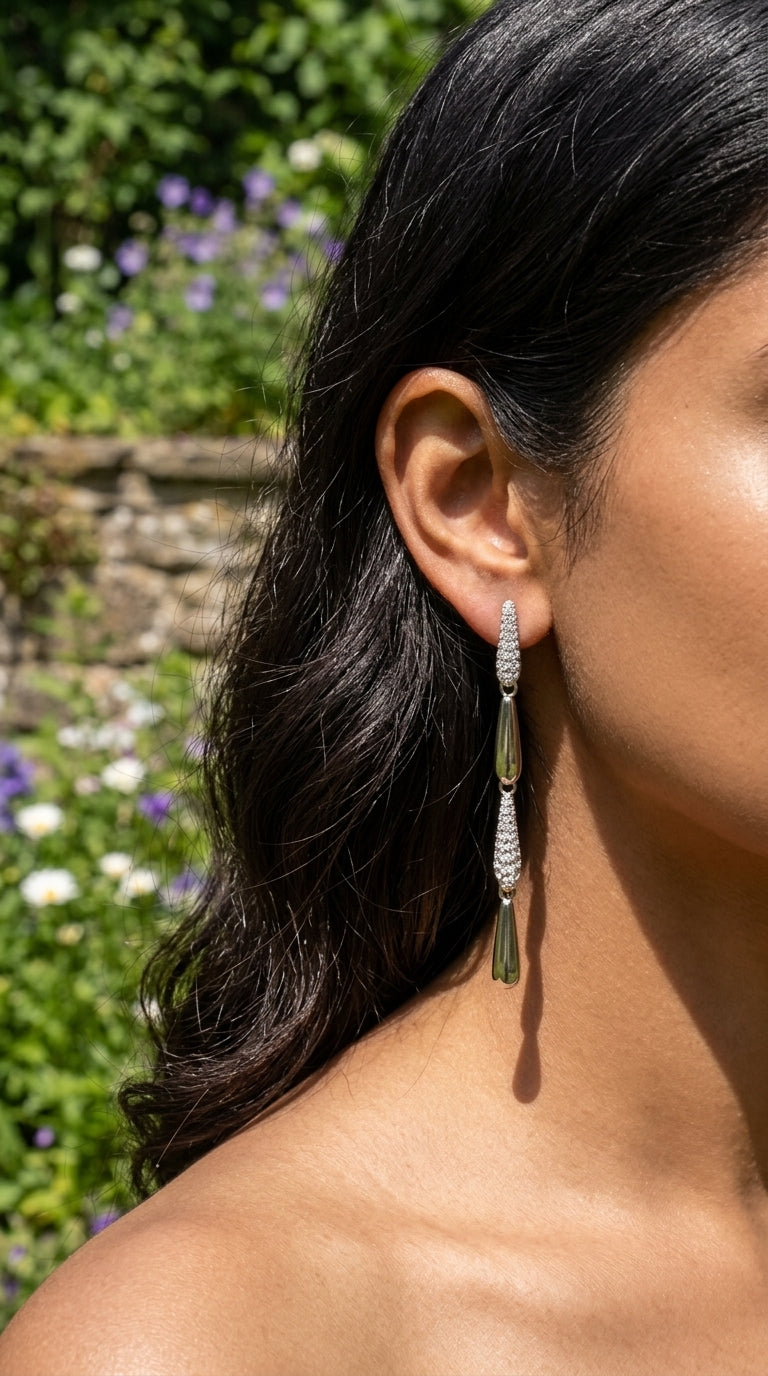 Celestial Cascade Drop Earrings