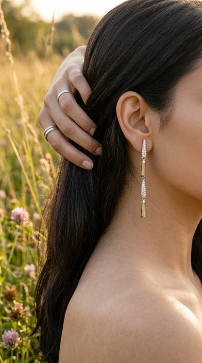 Celestial Cascade Drop Earrings