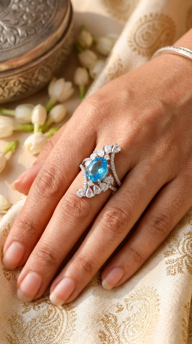 Classic Feminine Charm Ring