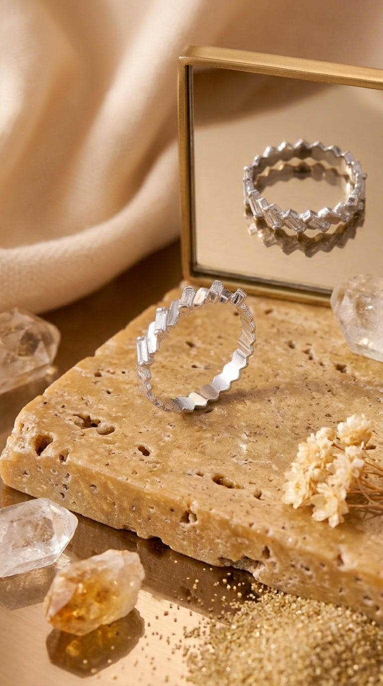 Celestial Faceted Ring