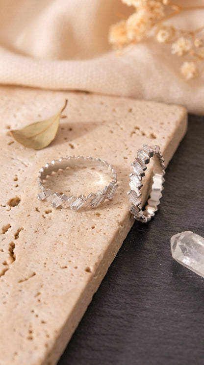 Celestial Faceted Ring