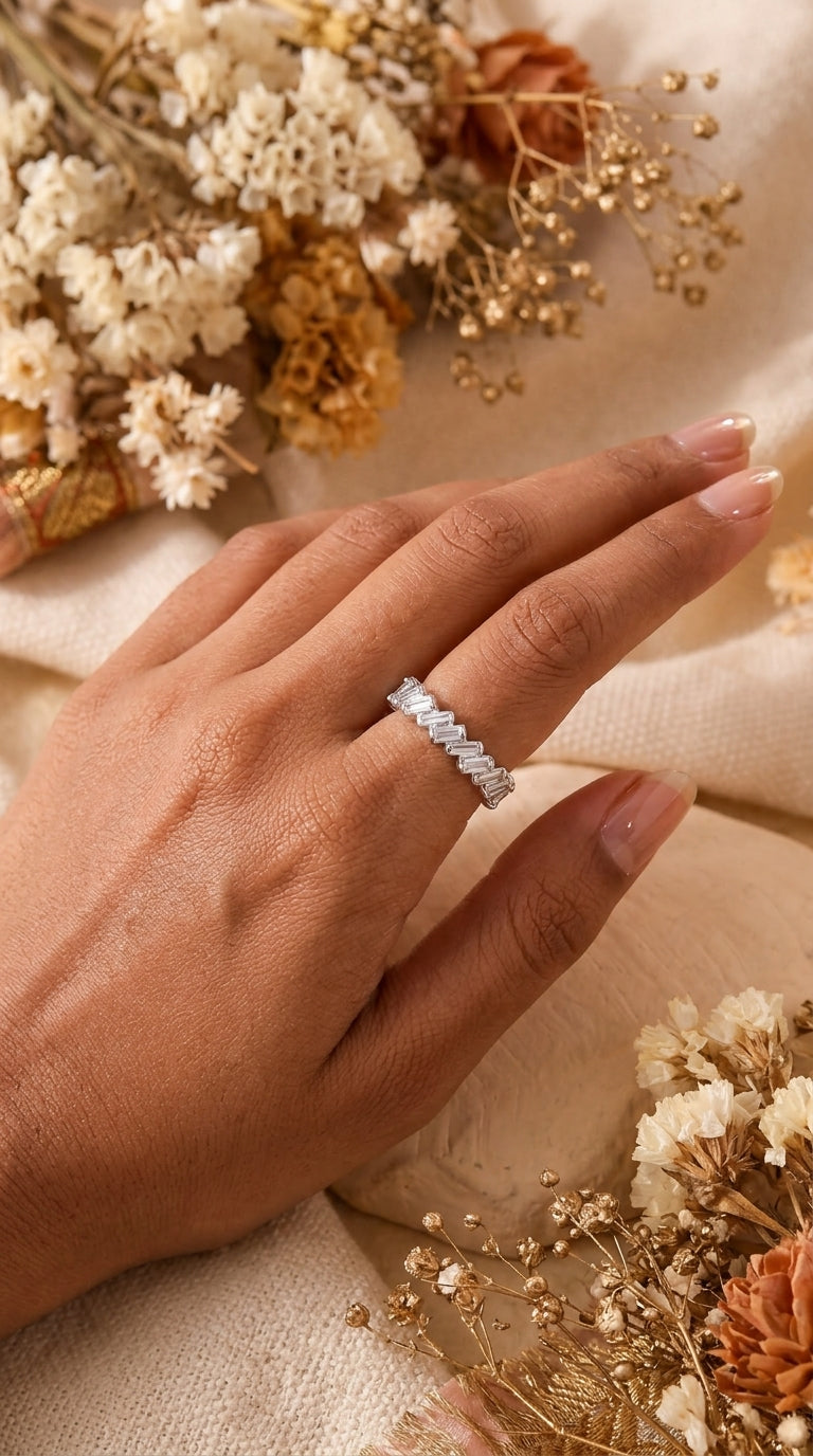 Celestial Faceted Ring