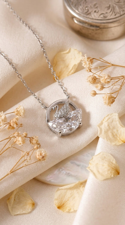 Swan Pendant Necklace