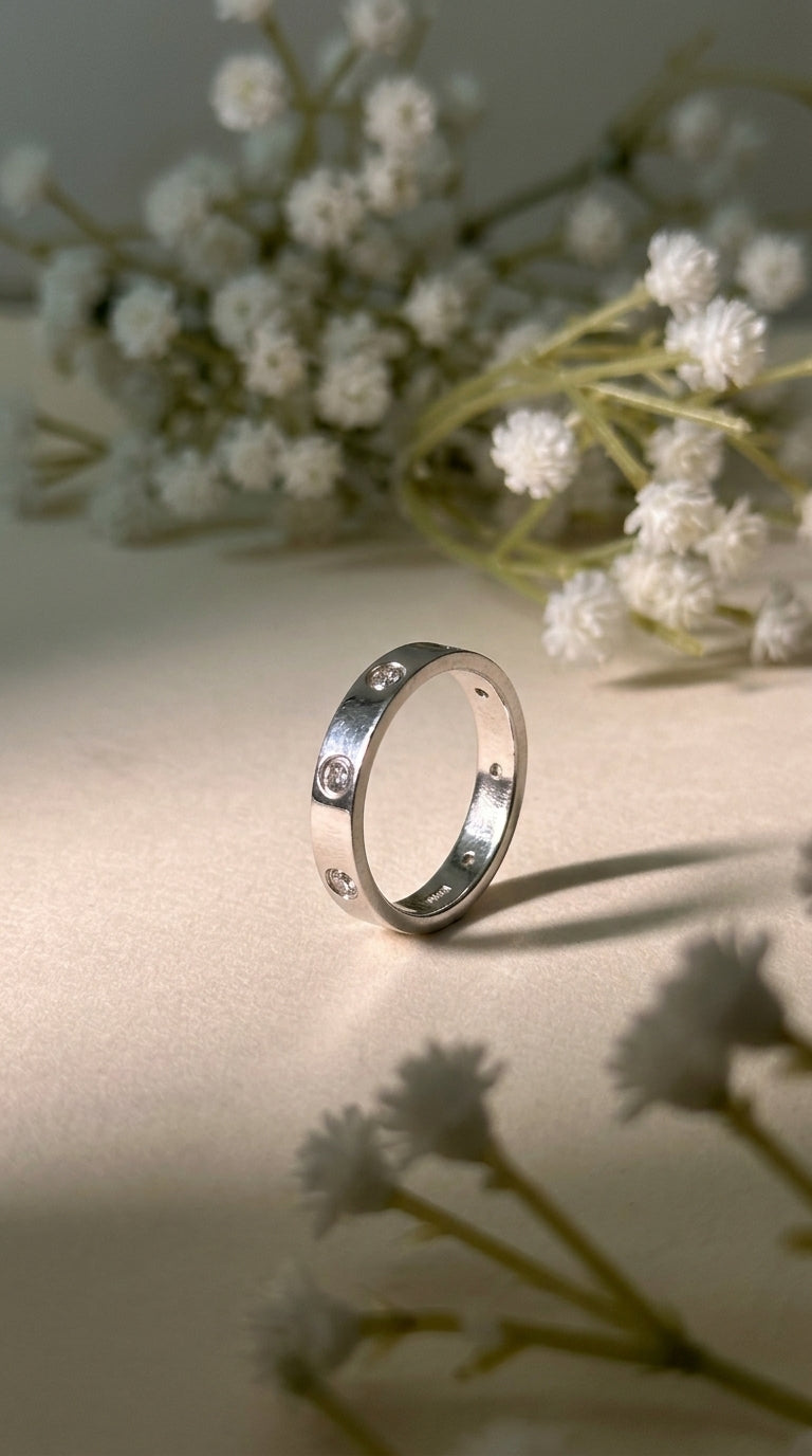 Cartier CZ Band Ring