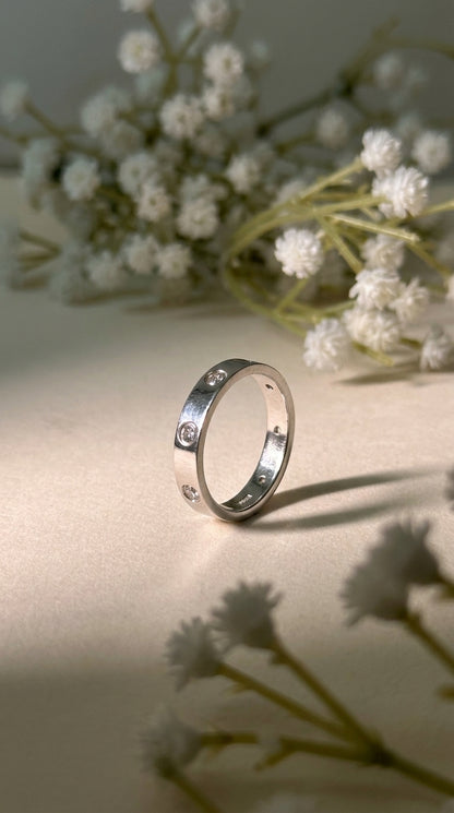 Cartier CZ Band Ring