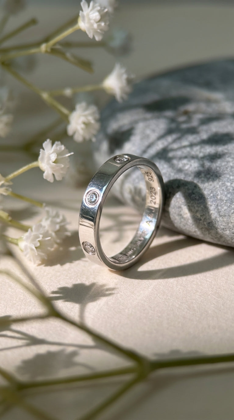 Cartier CZ Band Ring