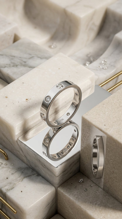 Cartier CZ Band Ring