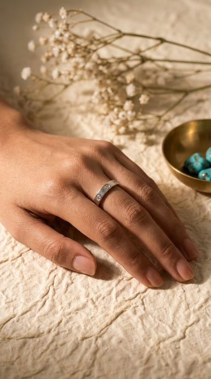 Cartier CZ Band Ring