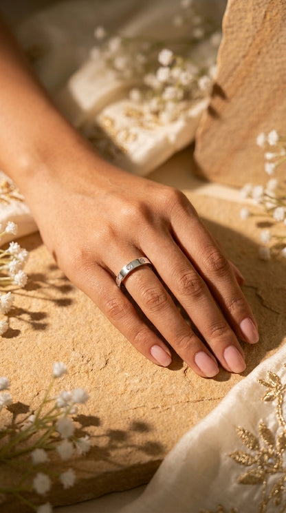 Cartier CZ Band Ring