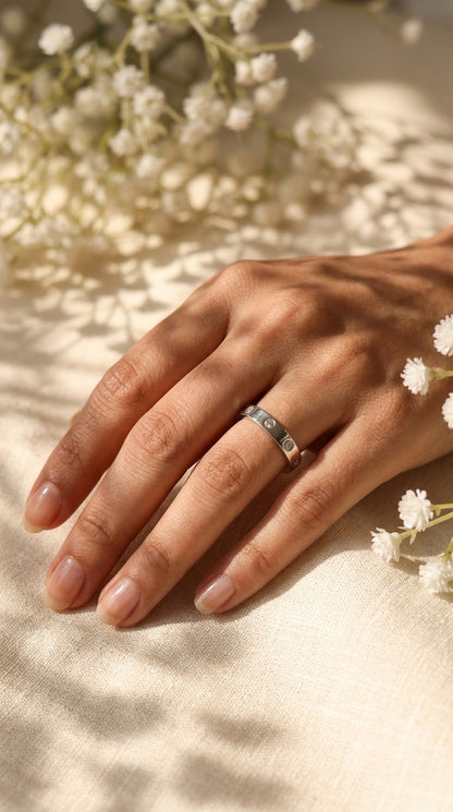 Cartier CZ Band Ring