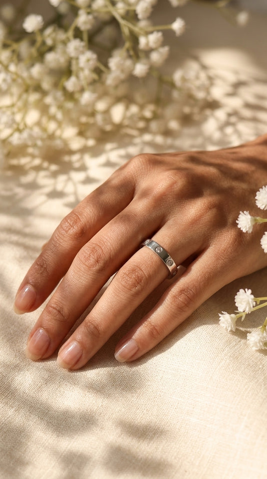 Cartier CZ Band Ring