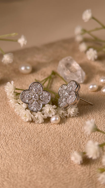 Floral Radiance Stud Earrings