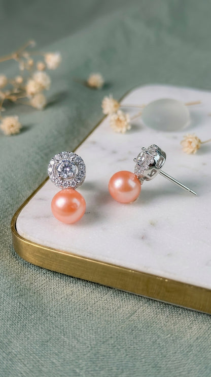 Pearl Radiance Stud Earrings