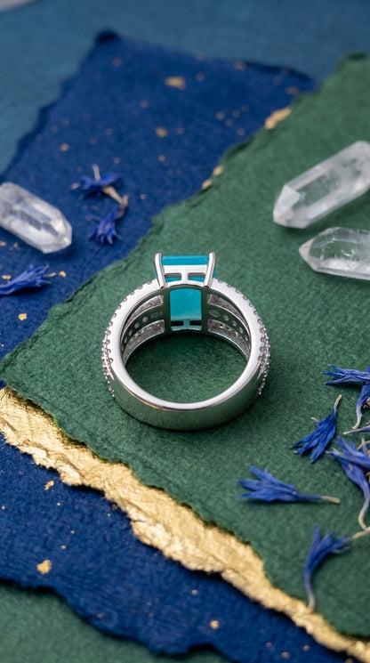 Turquoise Luxe Statement Ring