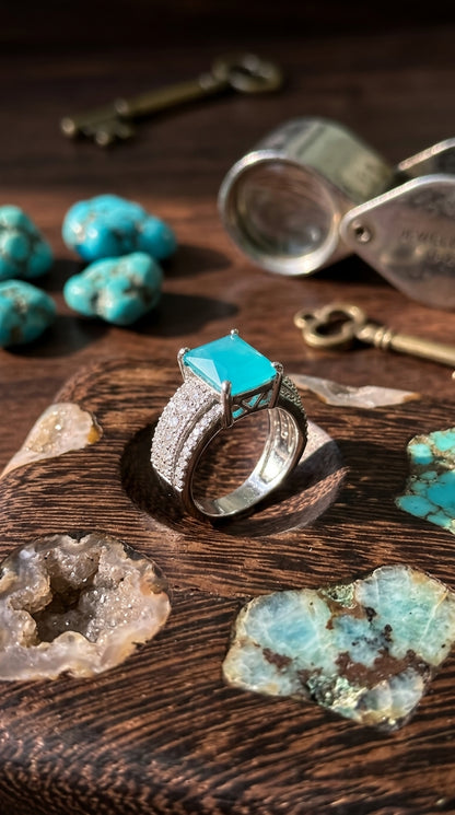 Turquoise Luxe Statement Ring