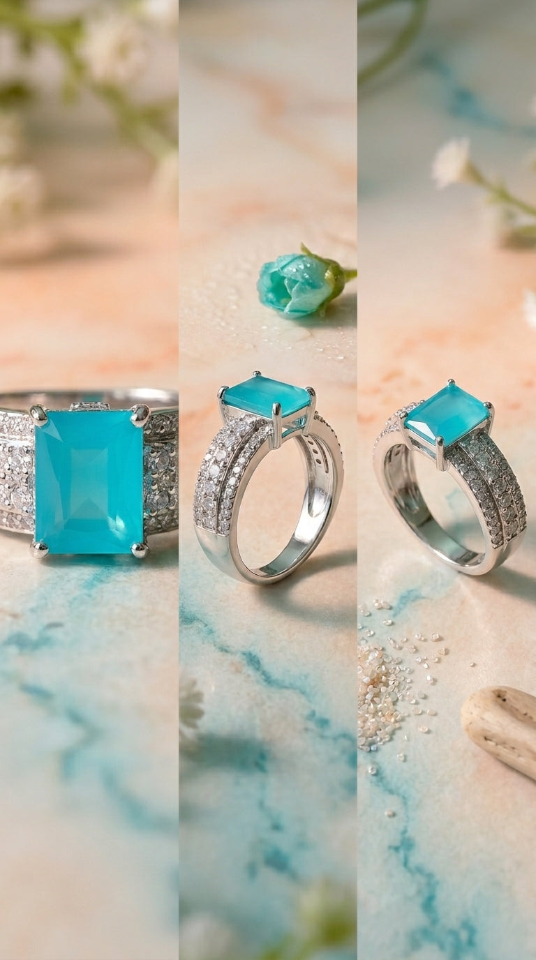 Turquoise Luxe Statement Ring