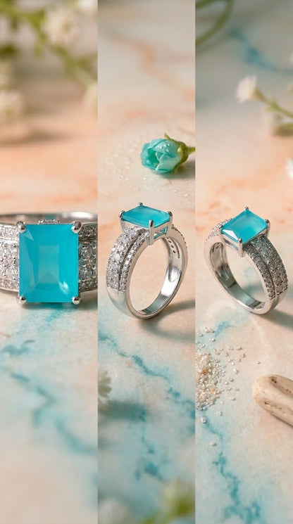 Turquoise Luxe Statement Ring