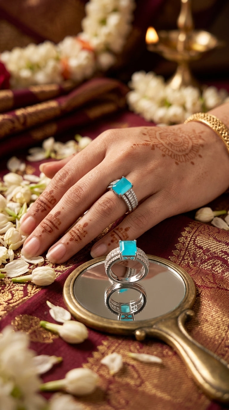 Turquoise Luxe Statement Ring