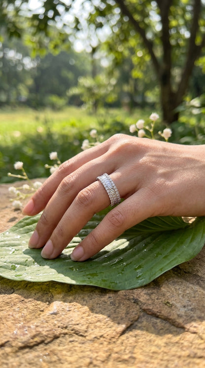 Timeless Baguette Eternity Ring