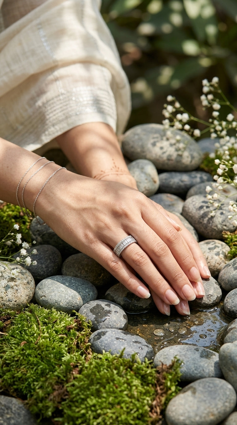 Timeless Baguette Eternity Ring