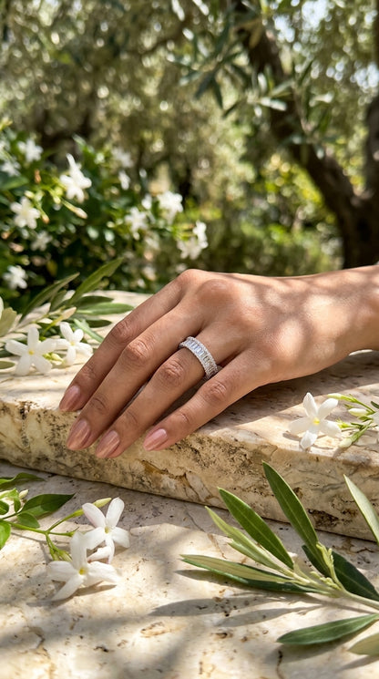 Timeless Baguette Eternity Ring