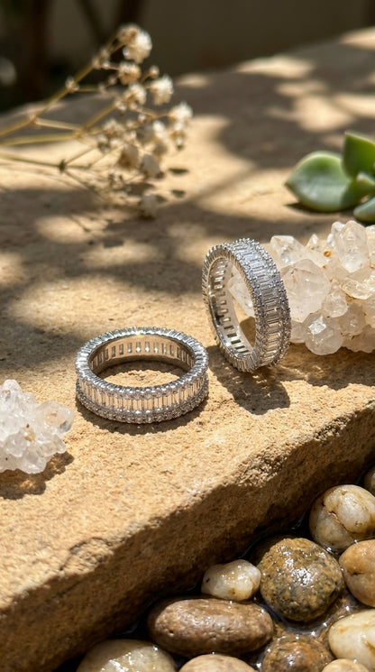 Timeless Baguette Eternity Ring