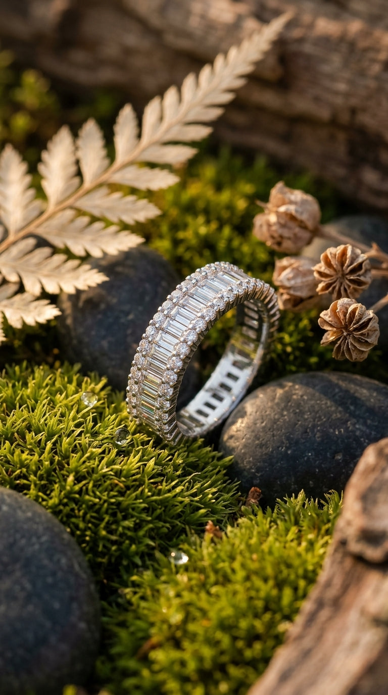 Timeless Baguette Eternity Ring