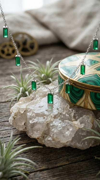 Emerald Cascade Necklace