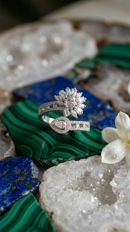 Celestial Bloom Wrap Ring