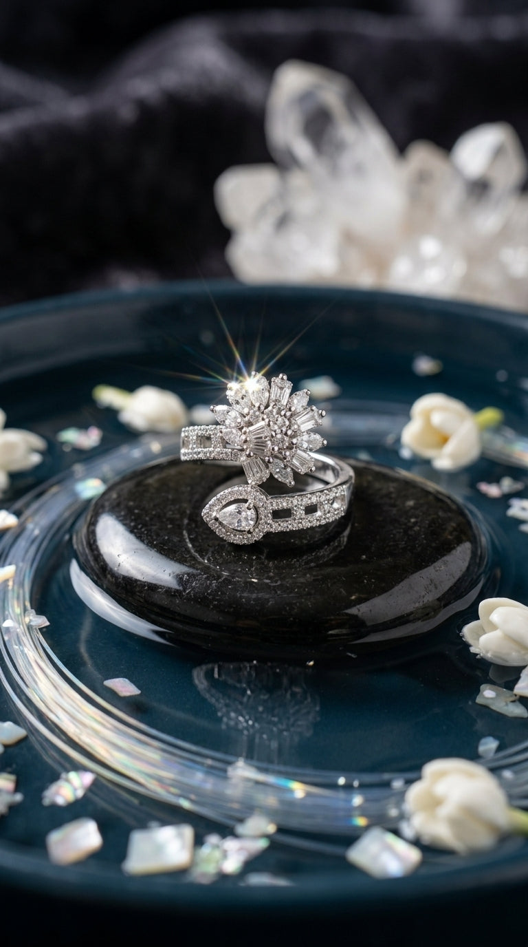 Celestial Bloom Wrap Ring