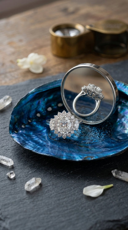 Royal Halo Statement Ring