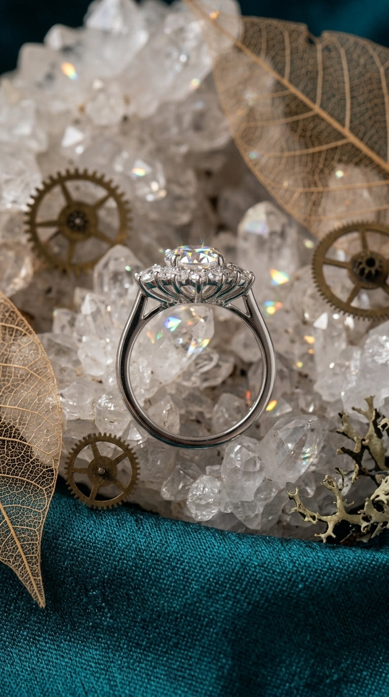 Royal Halo Statement Ring