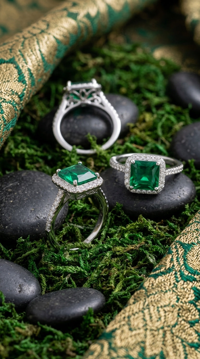 Emerald Grace Engagement Ring