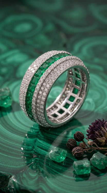 Emerald Eternity Band