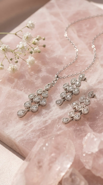 Floral Cascade Jewellery Set