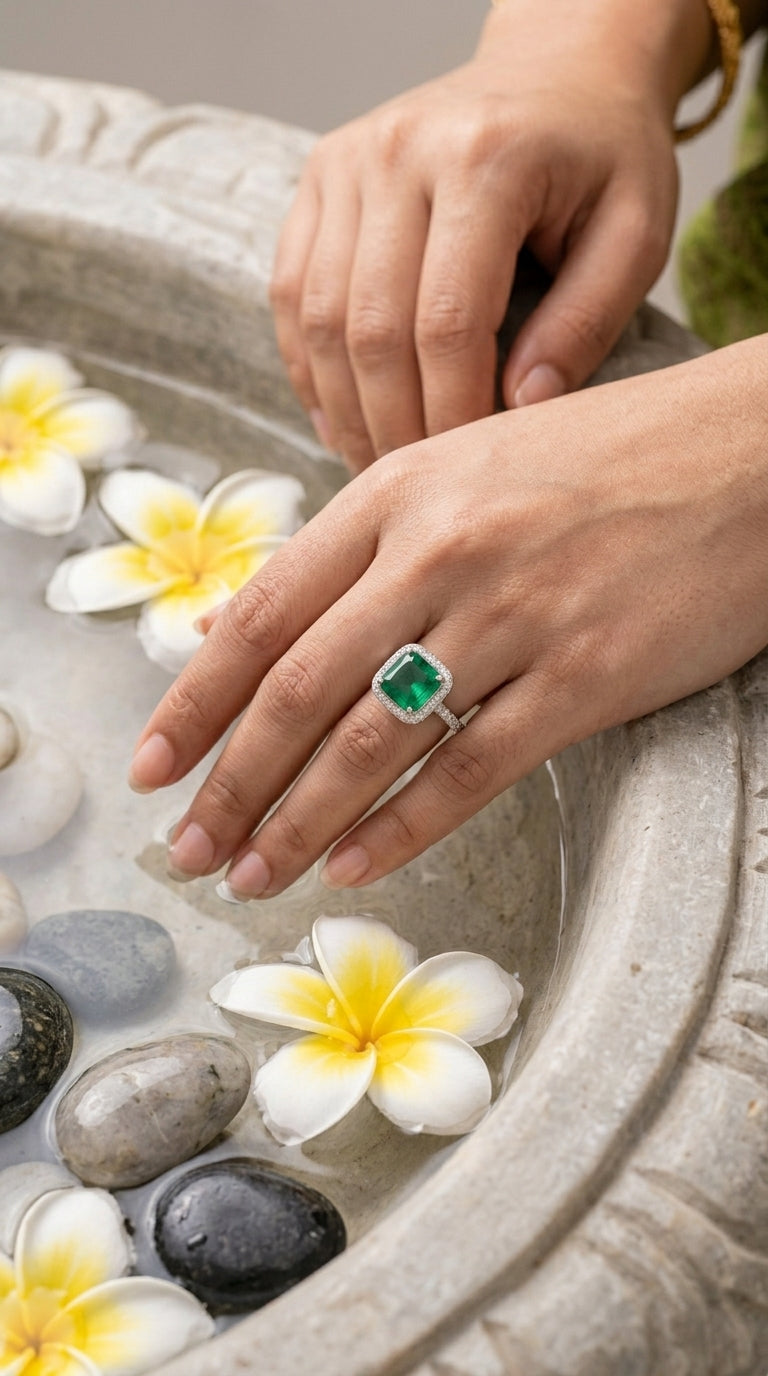 Emerald Grace Engagement Ring